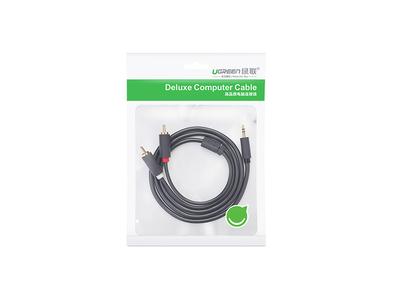UGREEN 3.5mm Male to 2 RCA Male 1.5m Cable - Image 3